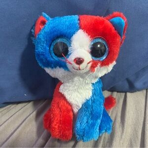 TY Beanie Boo 2017 Firecracker Cat 6” Plush Rare
